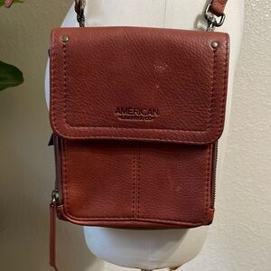 American Leather Co. crossb purse